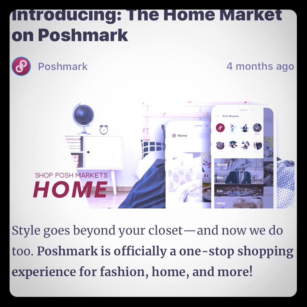 WE can now sell Home decor on Poshmark